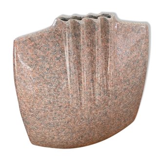 Virebent ceramic vase free form art deco
