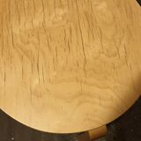 Set of 5 stools pilable beech wood and multiplies /80