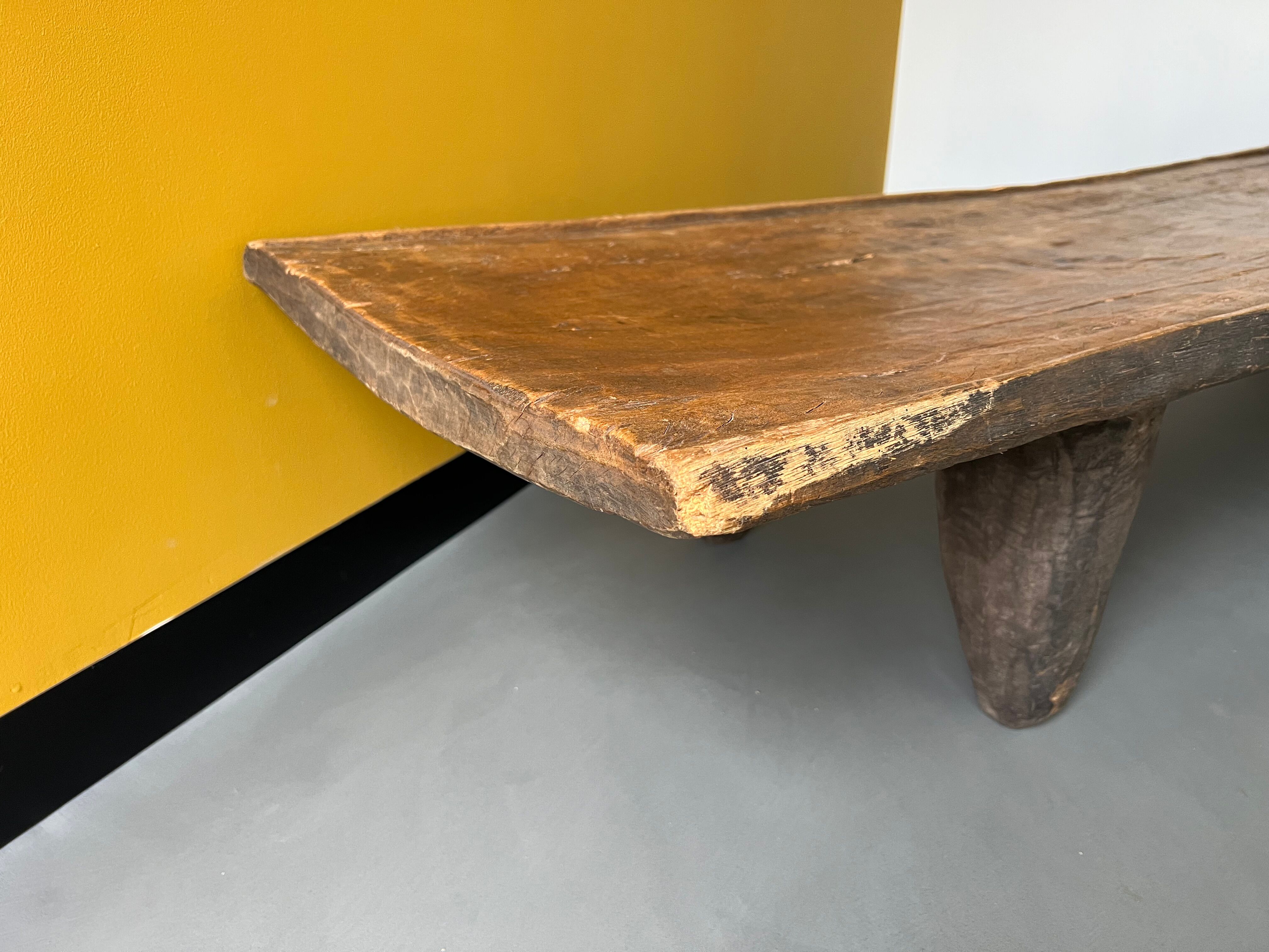 African Senoufo bench, bed, Ivory Coast, 50s