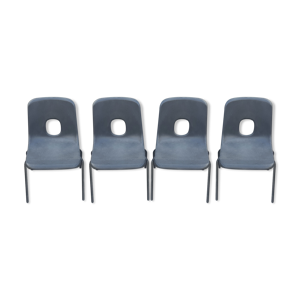 Lot de 4 chaises enfant
