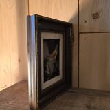 Enamel painting "The Peacock"
