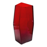 Art Deco glass vase by Joseph Hoffmann from Moser, Czechoslovakia, 1930s