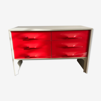 Chest of drawers DF2000 by Raymond Loewy design 70