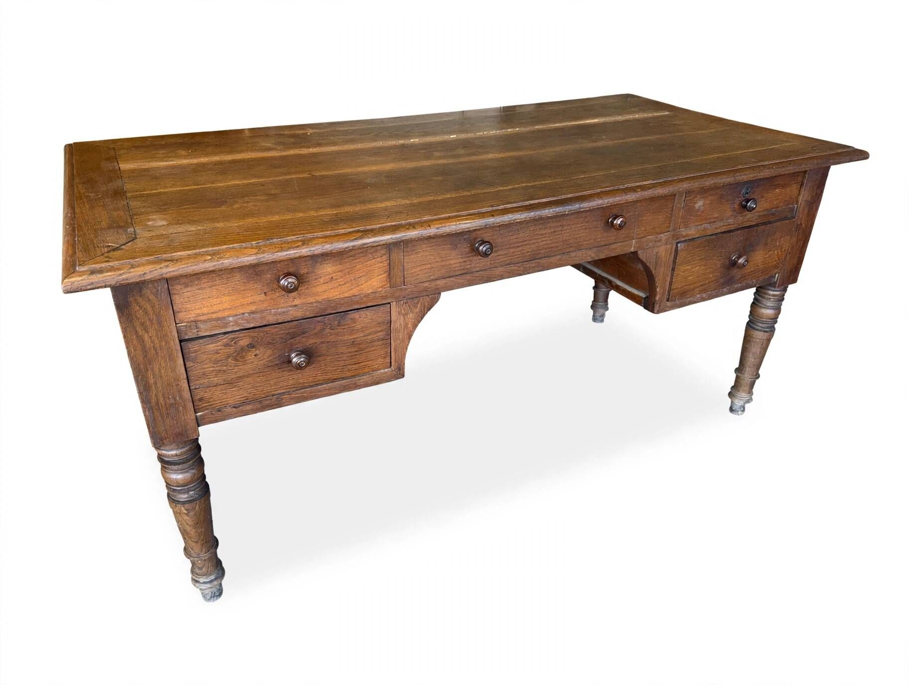 Antique oak desk - 19th century - Notary's desk