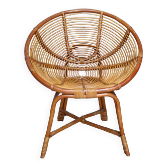 Rattan armchair