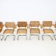 Set of 6 dining chairs Style B32 by Marcel Breuer