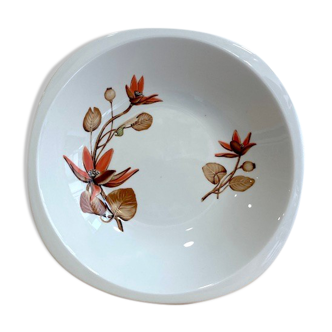 Plat creux en porcelaine de Sologne