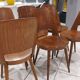 Set of 6 Baumann Bistrot chairs, Mondor model, vintage 1970