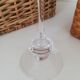 Glass candle holder