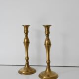 Bougeoirs en laiton