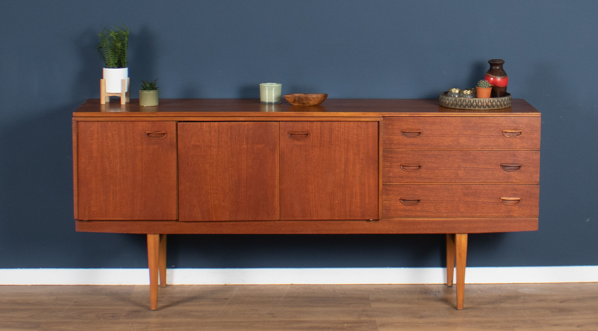 Retro teak 1960s beutility mid century sideboard