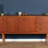 Enfilade en teck 1960s Beautility