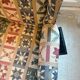 Patchwork wingback chair