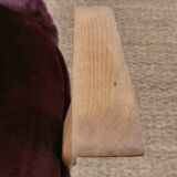 Fauteuil vintage bordeaux