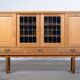 Brutalist Oak Sideboard attributed to Henning Kjærnulf, Denmark, 1960s