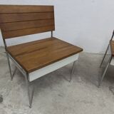 1970 wooden kitchen corner bench set