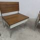 Ensemble banc d'angle cuisine 1970 bois