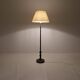 Organic whirlwind floor lamp in stained birch, Art Deco, Sweden, 1940s.