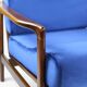 Fauteuil bleu vintage de 1970 design par Z.Baczyk