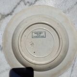 Vintage earthenware soup plate Sarreguemines iron earth Mozart