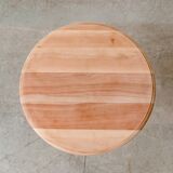 Old wooden pedestal table