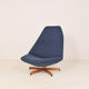 Scandinavian swivel armchair in oak - Madsen & Schubell - 1970