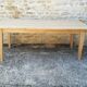 Beech farmhouse table