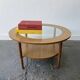 Mid-Century Modern circular coffee table by Schreiber