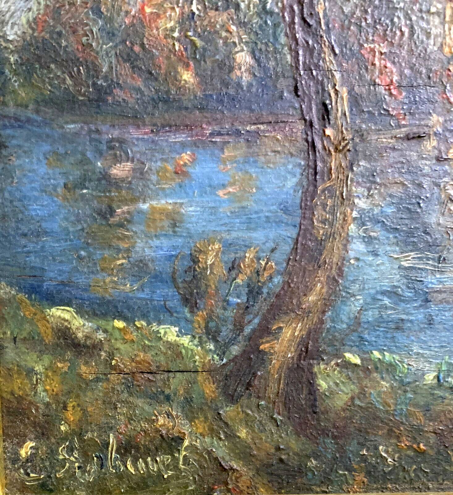 20th century french school by reboulet (?): oil on canvas
