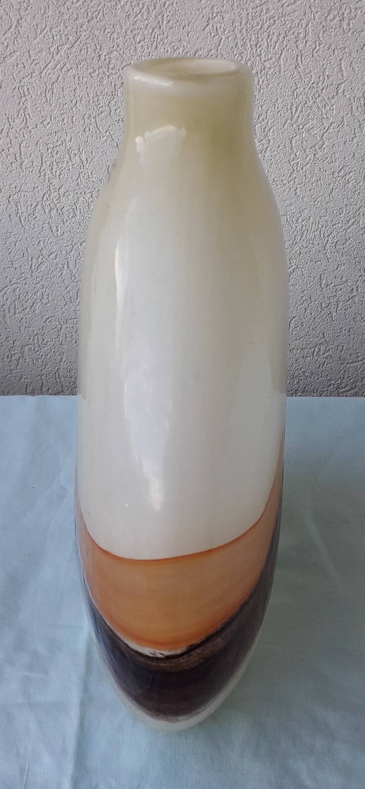 Handcrafted glass vase