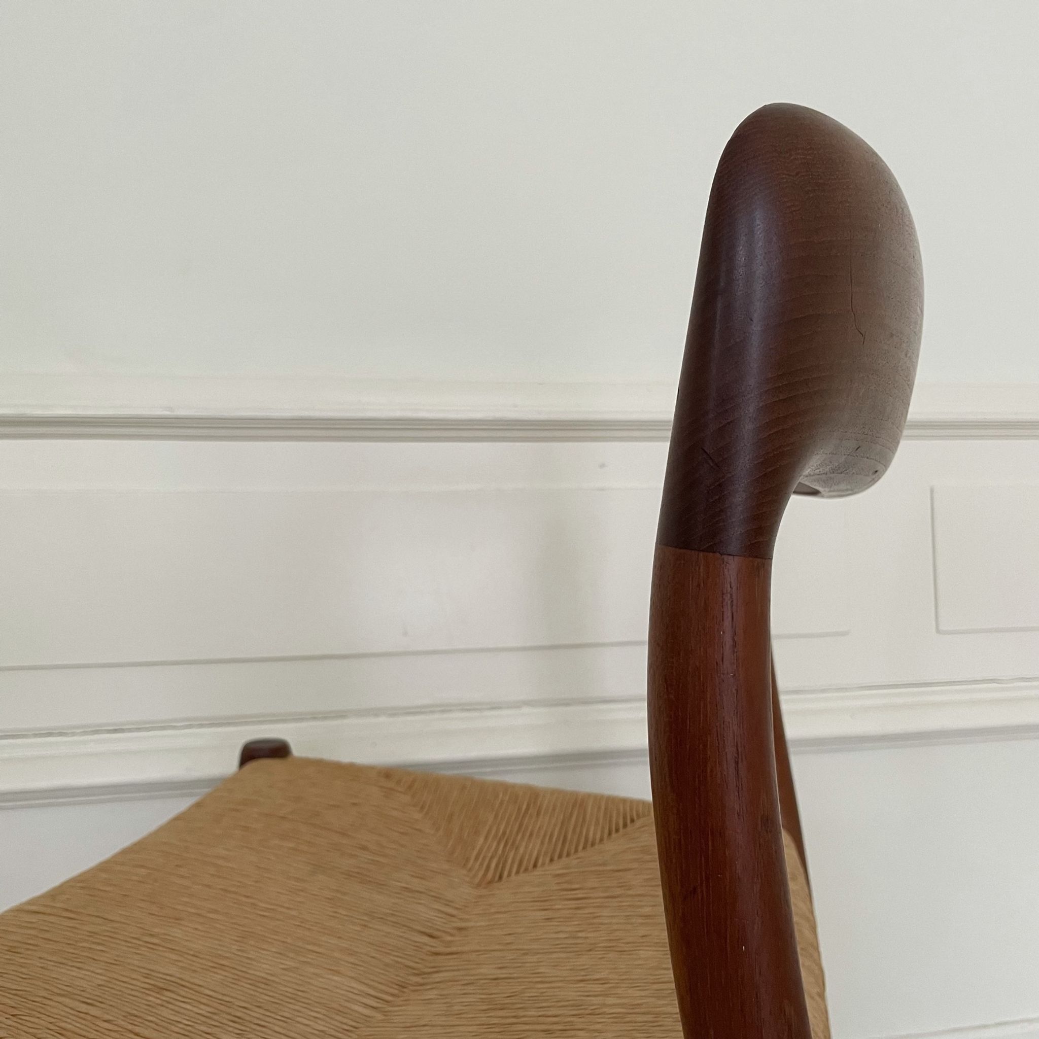 Set 4 chairs by Niels Otto Møller 1960