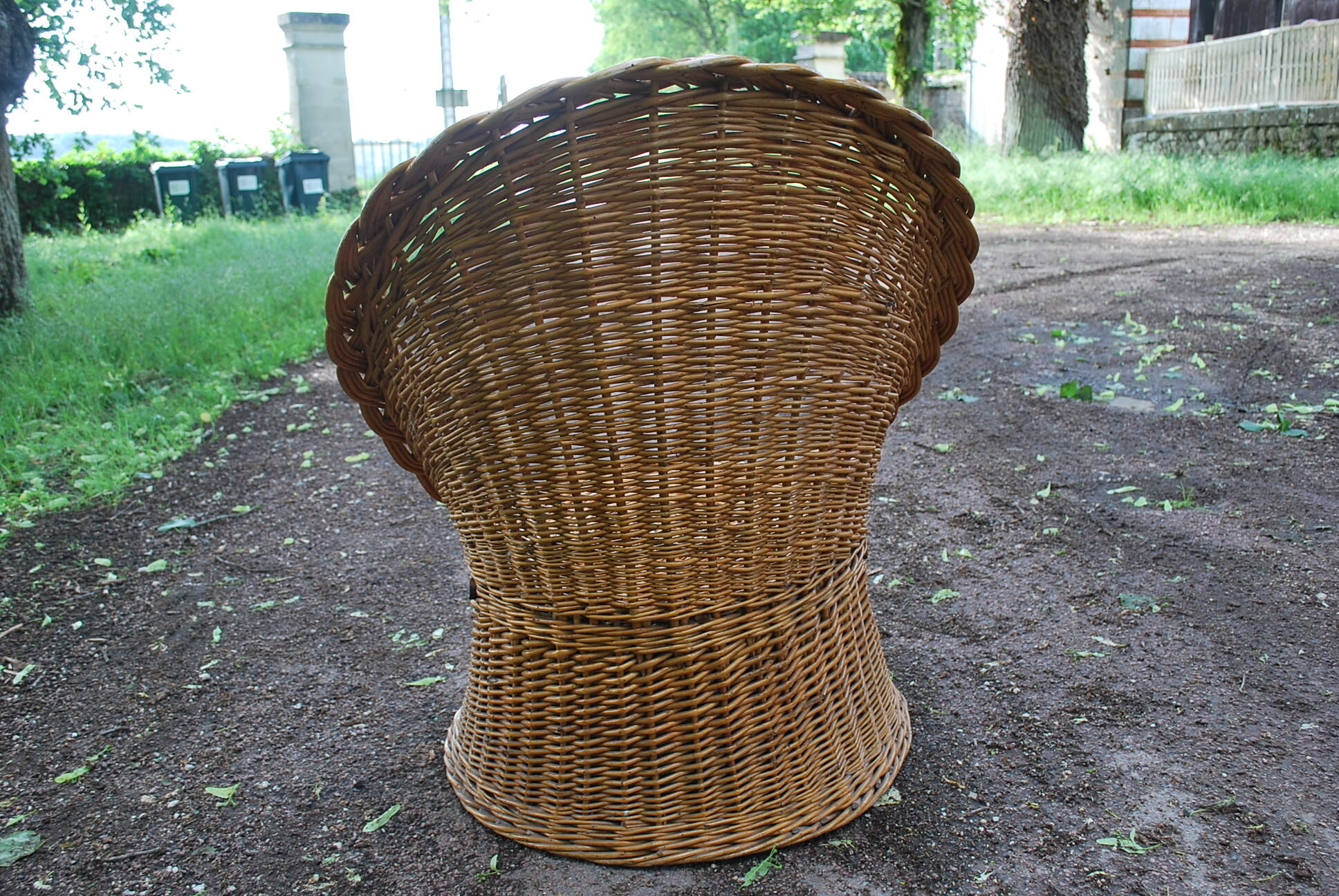 Rattan armchair