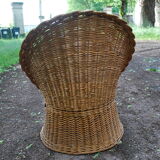 Rattan armchair