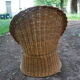 Rattan armchair