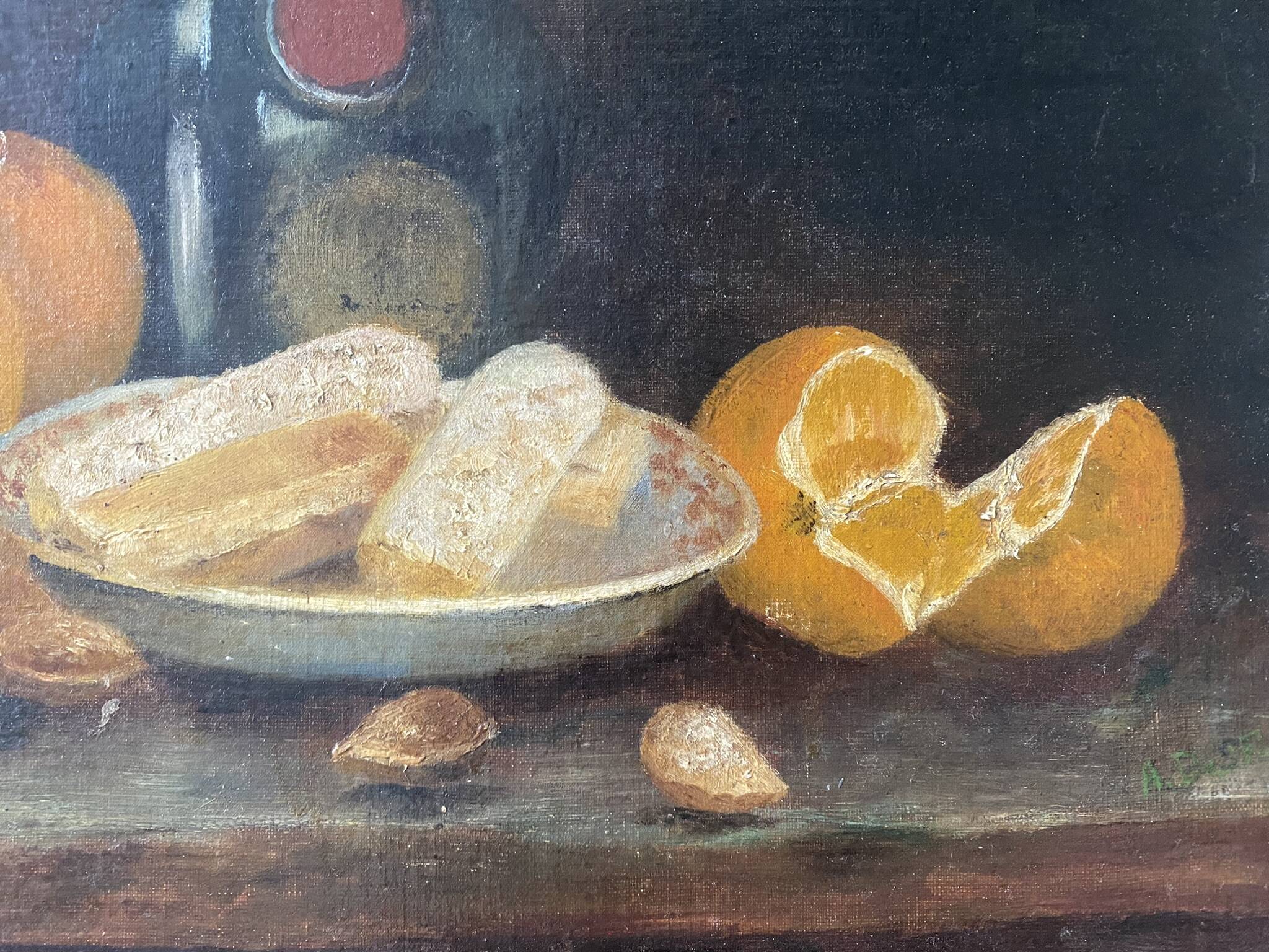 Nature morte aux fruits de la fin du XIXème siècle