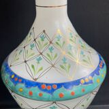 Large signed decanter - Hand decoration - XXth