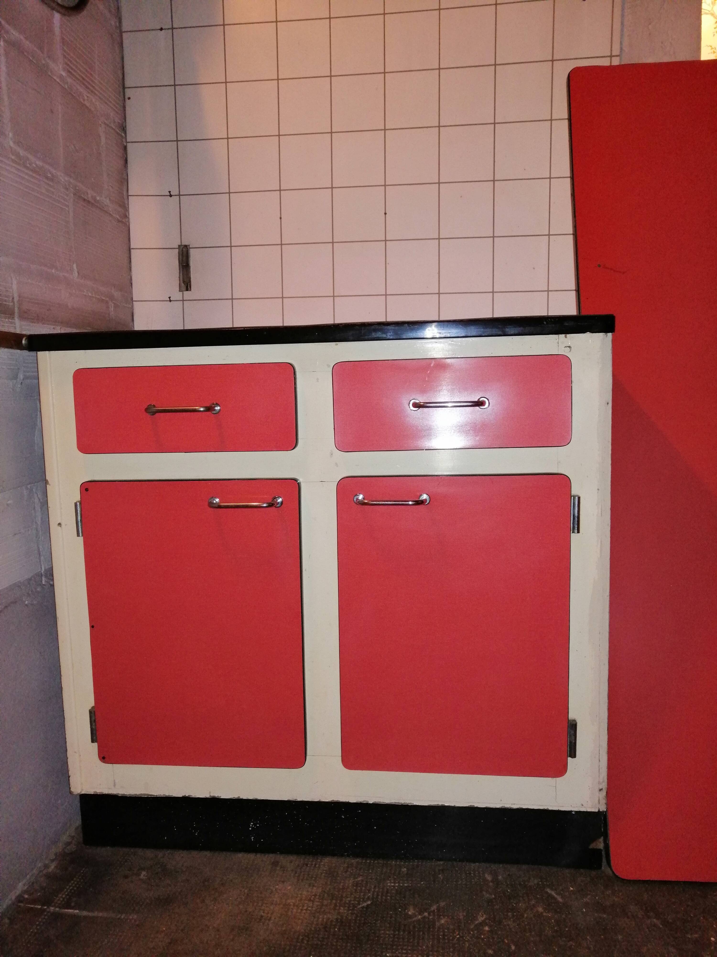 Buffet and work plan formica 1960