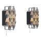 Rare set of wall lamps 'ludiek' by raak, 1960s