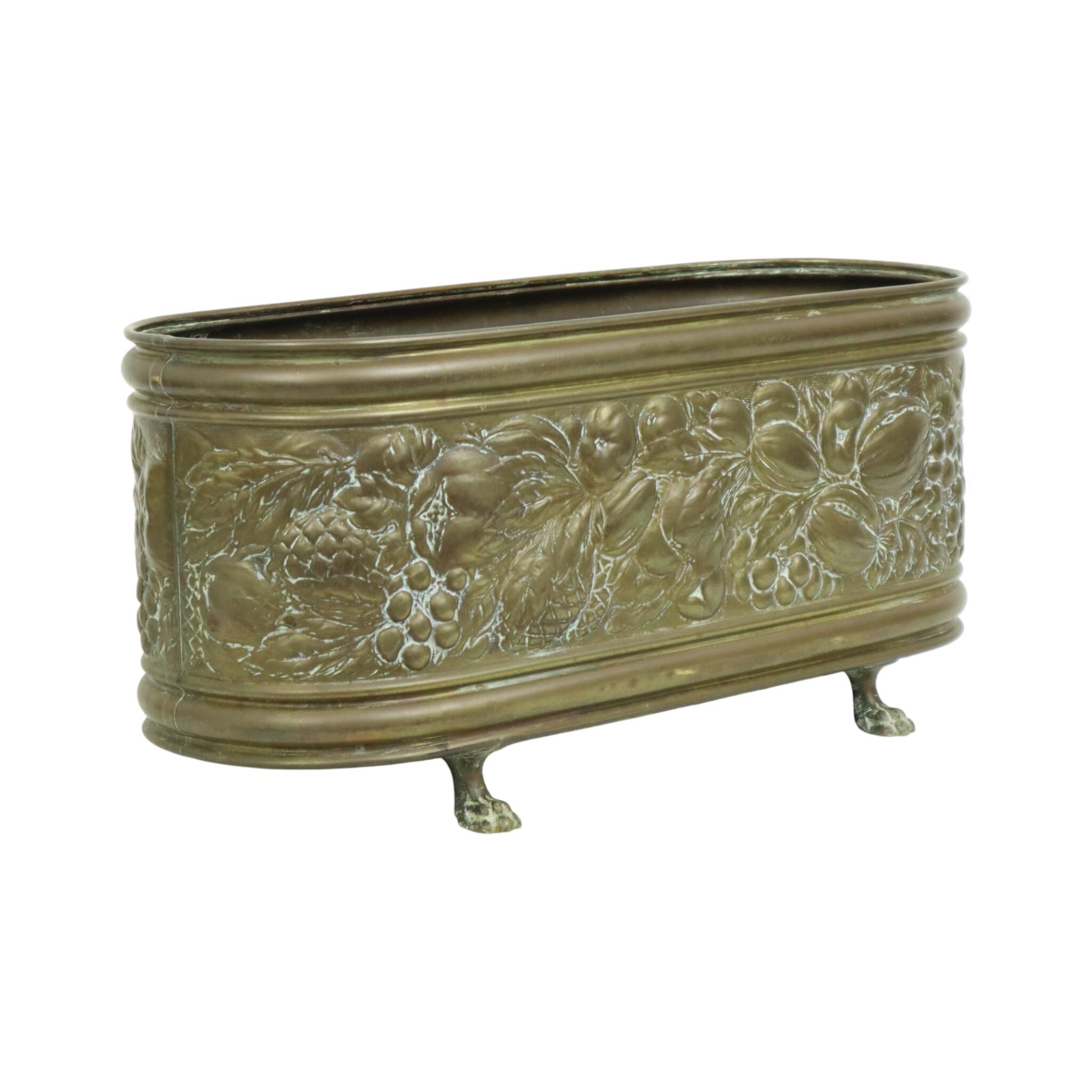 Jardinière Antique en Cuivre, France, 19ème Siècle
