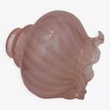 Antique Pink Glass Lamp Globe / Lampshade