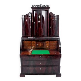 Antique secretary desk, Northern Europe, mid-19th century.