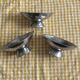 3 vintage Guy Degrenne stainless steel ice cream cups