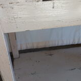 Patinated fir console