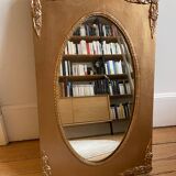 Old gold mirror