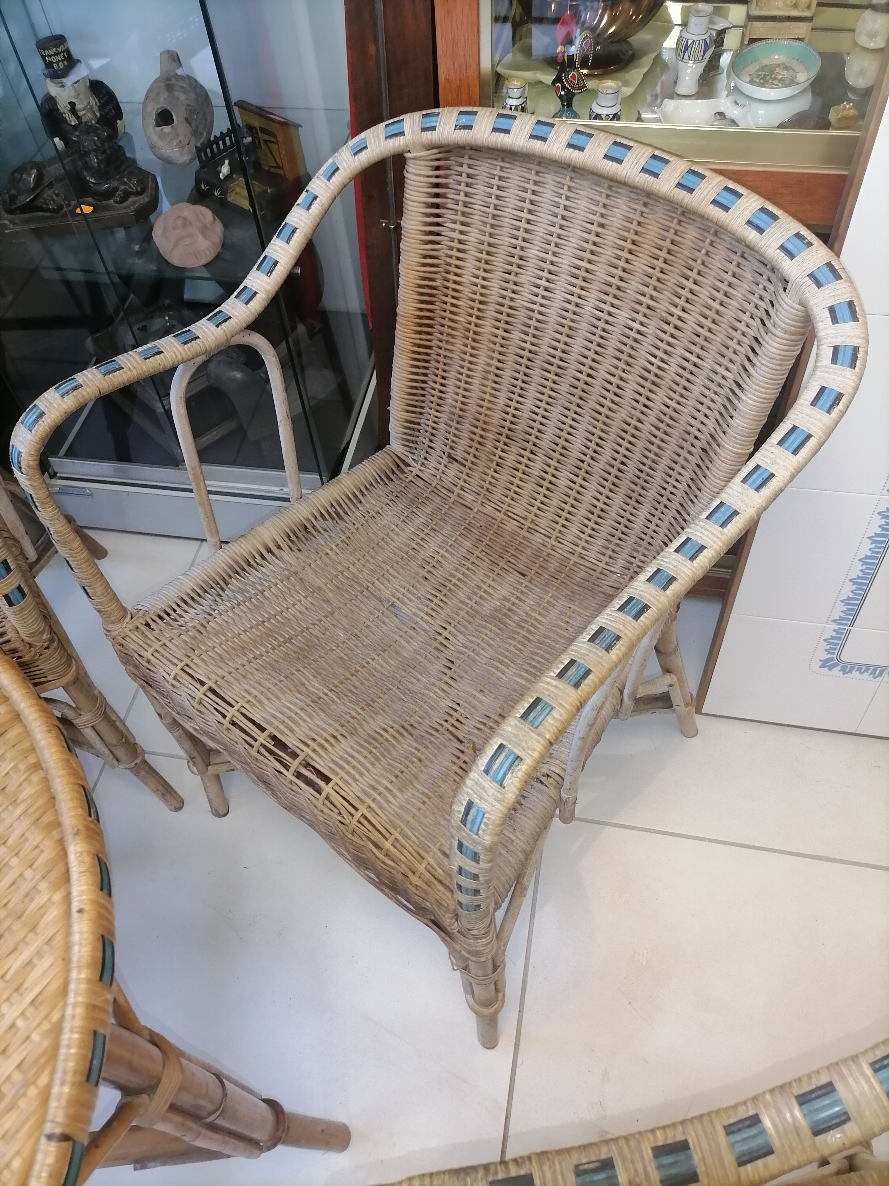 Garden rattan living room