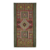 Turkish Handmade Vintage Anatolian Kilim 158 cm x 309 cm