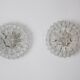 Pair of Bubbles sconces by Limburg, blown glass, Germany, 1960