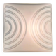 Mid-Century Milk Glass Flush Mount or Wall Light, Czechoslovakia, 1970s