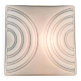 Plafonnier ou applique en verre opalin du milieu du siècle, Tchécoslovaquie, années 1970