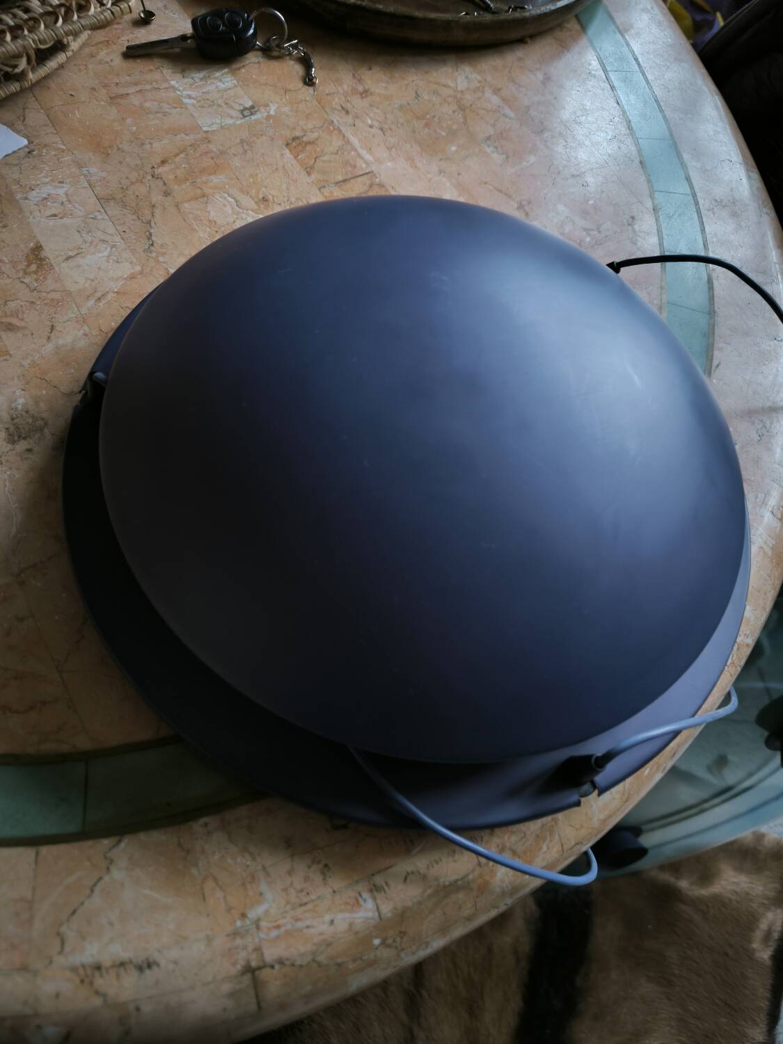 Aurora blue pendant light Arteluce1982